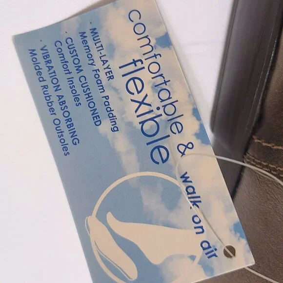 Kim Rogers Brown Knee-High Riding Boots 8.5M – Memory Foam Insole, Buckle Detail - Picture 10 of 11